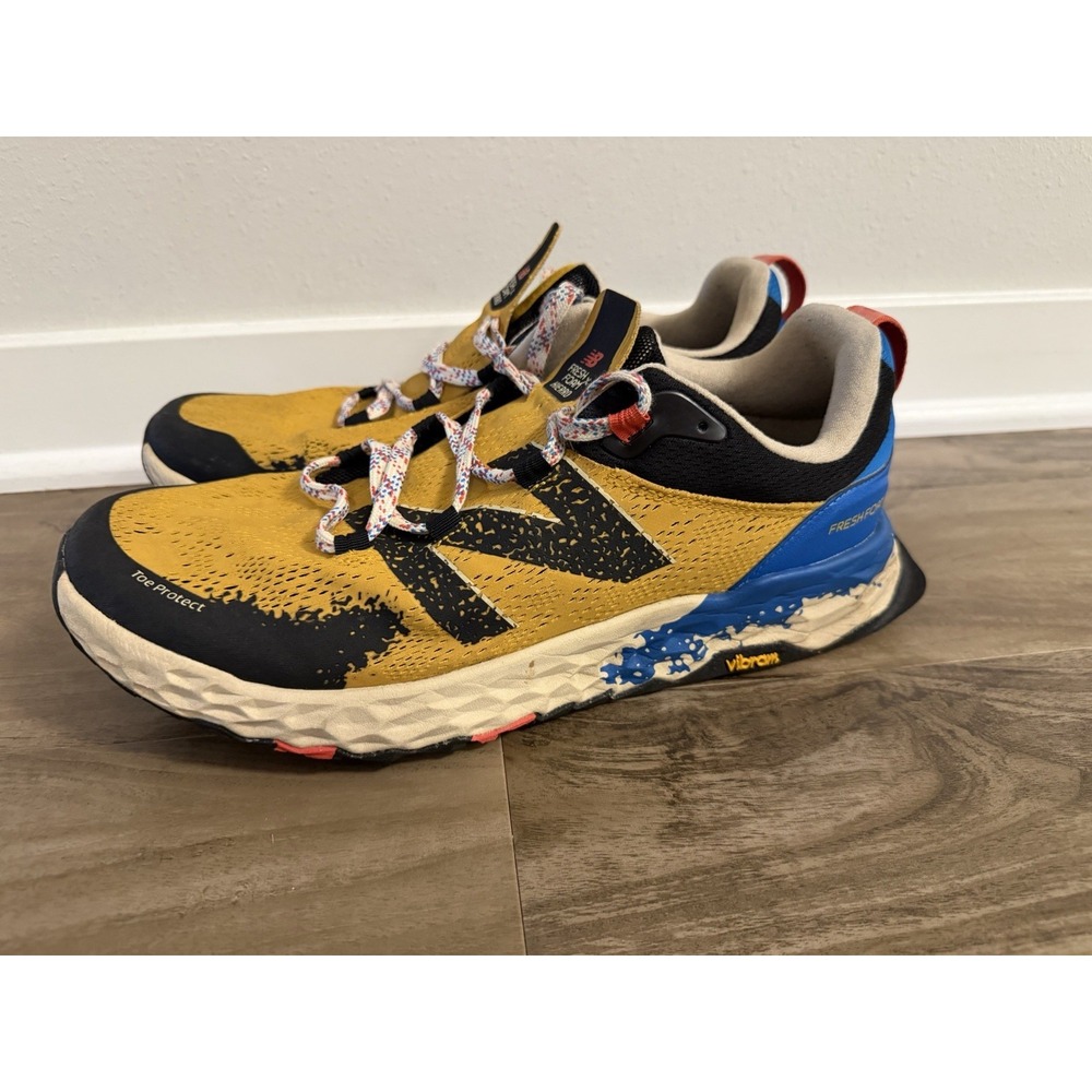 New Balance Fresh Foam X Hierro V5 Shoes Men 14 Varsity Gold Blue MTHIERY5